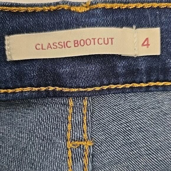 Levi Strauss Womens Classic Bootcut Jeans Sz 12 (Measures 28×31) Denim Stretch - Picture 5 of 10
